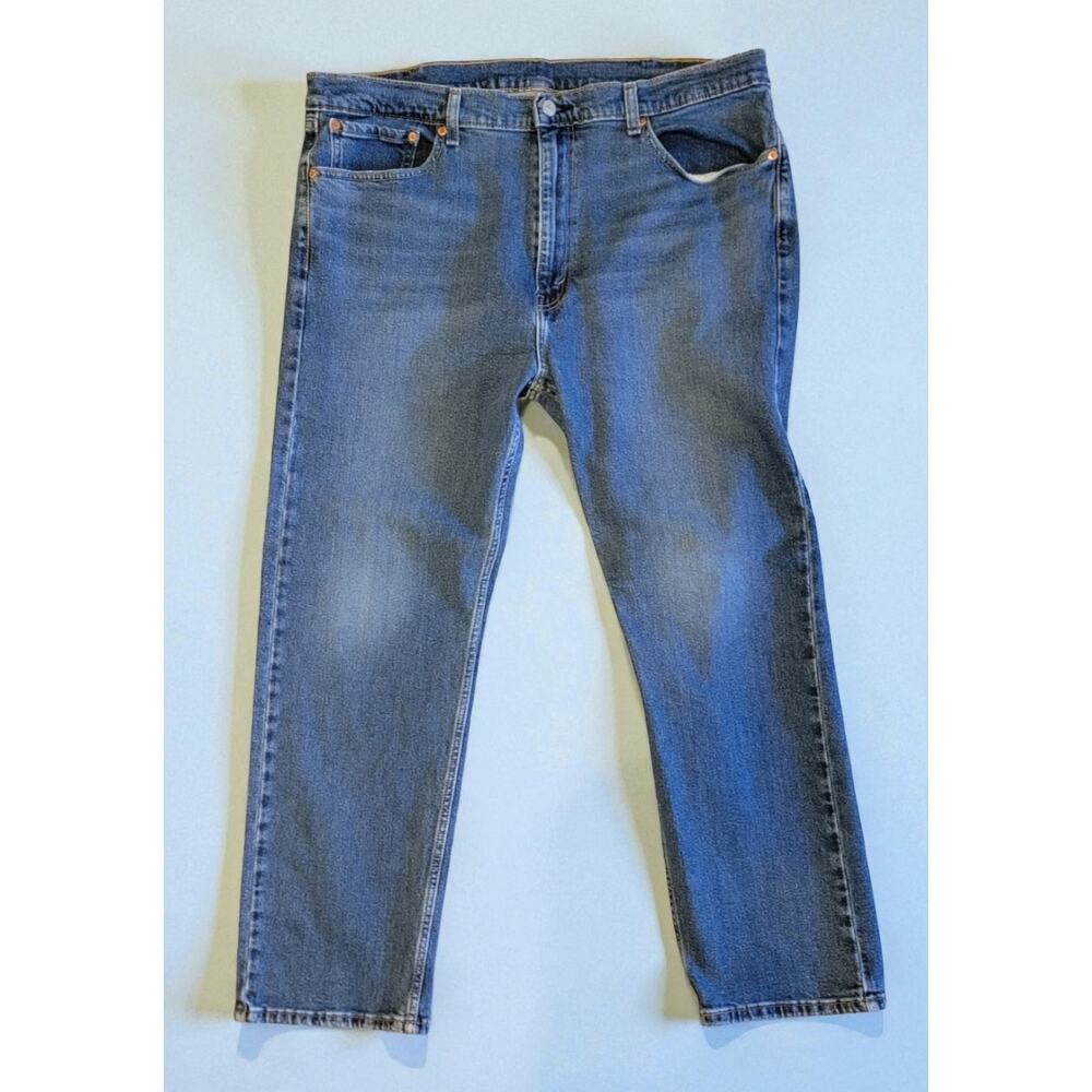 Levi's 505 Jeans Men's Size 40 x 30 Regular Straight Fit Blue Denim Pants